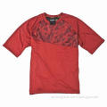 Men's Sports Top with Polyester, Cotton Fabric